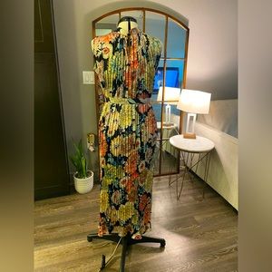 Beulah Style Printed Maxi Dress Large